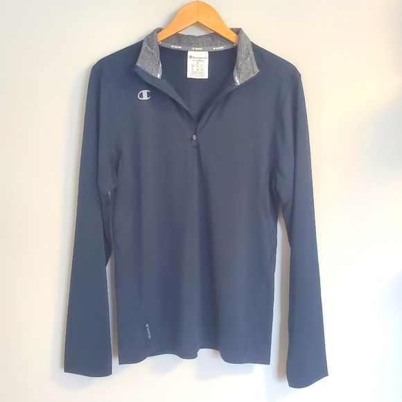 Champion Vapor Performance Heather Quarter-Zip Pullover - Picture 6 of 12
